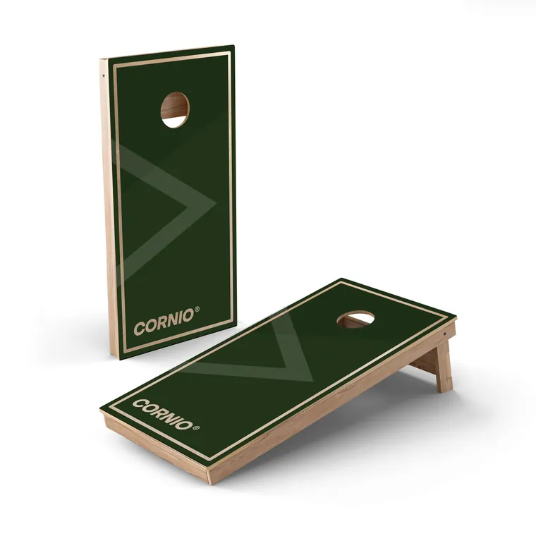 Nahaufnahme eines Premium Cornio Cornhole Boards